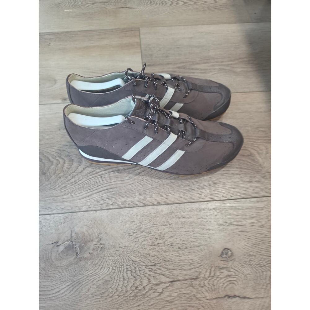 Vintage 2006 Adidas Italia 60s Brown Leather Sneakers Mens 11 Rare Y2K - Picture 5 of 8